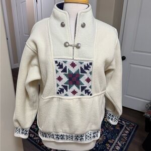 Vintage Alp's Fine Women's Apparel half button fleece pull over